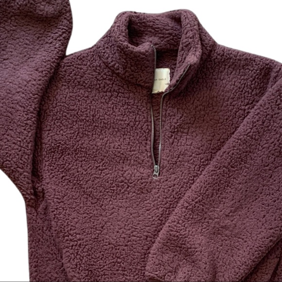 Sherpa Pullover Jacket w/ Pockets - Picture 3 of 8